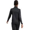 imageadidas Womens Tricot 3Stripes Track TopBlackClear Pink