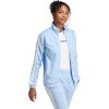 imageadidas Womens Tricot 3Stripes Track TopBlueWhite