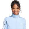 imageadidas Womens Tricot 3Stripes Track TopBlueWhite