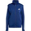 imageadidas Womens Tricot 3Stripes Track TopDark BlueWhite