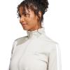 imageadidas Womens Tricot 3Stripes Track TopWonder AluminaWhite