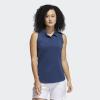 imageadidas Womens Ultimate365 Solid Sleeveless Golf Polo ShirtNavy
