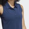 imageadidas Womens Ultimate365 Solid Sleeveless Golf Polo ShirtNavy