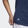 imageadidas Womens Ultimate365 Solid Sleeveless Golf Polo ShirtNavy