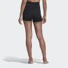 imageadidas Womens Yoga High Waisted Short TightsBlack