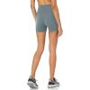 imageadidas Womens Yoga High Waisted Short TightsBlue Oxide