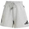 imageadidas Womens Zne ShortsMedium Grey Heather