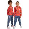 imageadidas boys Disney Mickey Mouse Jogger SetBright RedMulticolor