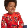 imageadidas boys Disney Mickey Mouse Jogger SetBright RedMulticolor