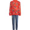 imageadidas boys Disney Mickey Mouse Jogger SetBright RedMulticolor