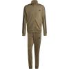 imageadidas mens Basic 3stripes Tricot Track SuitOlive Strata