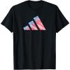 imageadidas Badge of Sport Americana Three Bar Graphic TShirtBlack