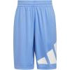 imageadidas Boys Elastic Waistband Performance ShortsBlue Fusion