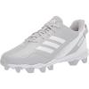 imageadidas Boys Icon 7 Md Baseball ShoeTeam Light GreyWhiteSilver Metallic