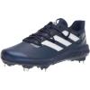 imageadidas Mens Adizero Afterburner 8 CleatsTeam Navy BlueWhiteWhite