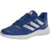 imageadidas Mens Adizero Afterburner 8 Turf Baseball ShoeTeam Royal BlueSilver MetallicWhite