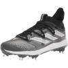 imageadidas Mens Adizero Afterburner Nwv Cleats SneakerBlackWhiteGrey