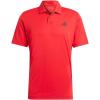 imageadidas Mens Club Short Sleeve Shirt Tennis Casual Casual  BlueBetter Scarlet