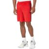 imageadidas Mens Essentials Pique 3Stripes Training ShortsBetter ScarletBlack