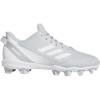 imageadidas Mens Icon 7 MD Baseball ShoeTeam Light GreyWhiteSilver Metallic