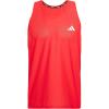 imageadidas Mens Own The Run Tank TopPure Ruby