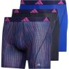 imageadidas Mens Sport Performance Mesh Boxer Brief Underwear 3PackPerformance Wave Lucid Bluelucid FuchsiaLegend Ink BlueLucid Blue
