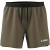 imageadidas Mens Terrex Multi Athletic Shorts Trail Running Casual Bottoms Casual Comfort Technology  BlackOlive Strata 5