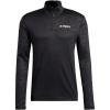 imageadidas Mens Terrex Multi HalfZip Long Sleeve TShirtBlack