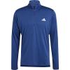 imageadidas Mens Train Essentials QuarterZip Long Sleeve TShirtDkblue
