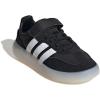 imageadidas UnisexChild Barreda Decode Elastic Lace ampamp Strap SneakerBlackWhiteWhite