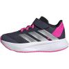 imageadidas UnisexChild Duramo Sl Elastic Lace ampamp Strap Running SneakerShadow NavySilver MetallicLucid Pink