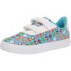 White/Bright Cyan/Bright Cyan (Cross Strap)