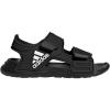 imageadidas UnisexChild Water Slide SandalBlackWhiteGrey