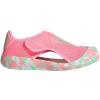 imageadidas UnisexChild Water Slide SandalCloud WhiteBeam PinkPulse Mint