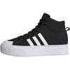 imageadidas Womens Bravada Mid Skate ShoeCore BlackFootwear WhiteCore Black Ie2317