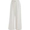 imageadidas Womens Essentials 3Stripes Woven Parachute PantsWonder AluminaWhite