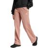 imageadidas Womens Essentials Small Logo Feel Cozy Open Hem PantsWarm ClayWhite