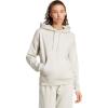 imageadidas Womens Essentials Small Logo Feelcozy HoodieWonder AluminaWhite