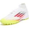 imageadidas Womens F50 League Mid Top Turf SneakerWhiteLucid RedSolar Yellow