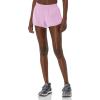 imageadidas Womens Pacer 3Stripes Woven Heather ShortsBliss LilacBliss Lilac