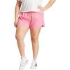 imageadidas Womens Pacer Training 3Stripes Woven HighRise ShortsPink Fusion