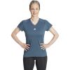 imageadidas Womens Training Essentials Minimal Branding VNeck TShirtArctic Night