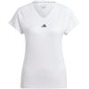imageadidas Womens Training Essentials Minimal Branding VNeck TShirtWhite