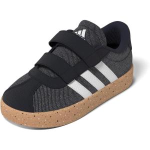 imageAdidas BabyBoys Vl Court 30 Hook ampamp Loop SneakerInkWhiteGum