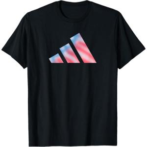 imageadidas Badge of Sport Americana Three Bar Graphic TShirtBlack