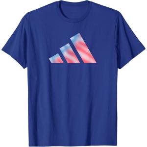 imageadidas Badge of Sport Americana Three Bar Graphic TShirtRoyal Blue