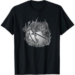 imageadidas Badge of Sport Basketball On Fire Graphic TShirtBlack