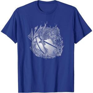 imageadidas Badge of Sport Basketball On Fire Graphic TShirtRoyal Blue