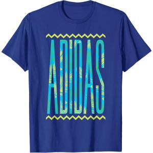 imageadidas Badge of Sport Statement Tropical 90s Graphic TShirtRoyal Blue