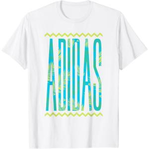 imageadidas Badge of Sport Statement Tropical 90s Graphic TShirtWhite